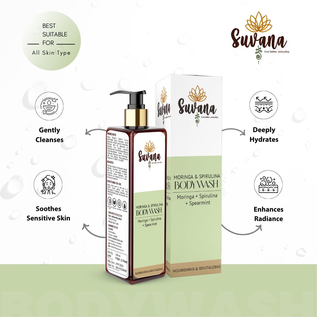 Moringa & Spirulina Bodywash