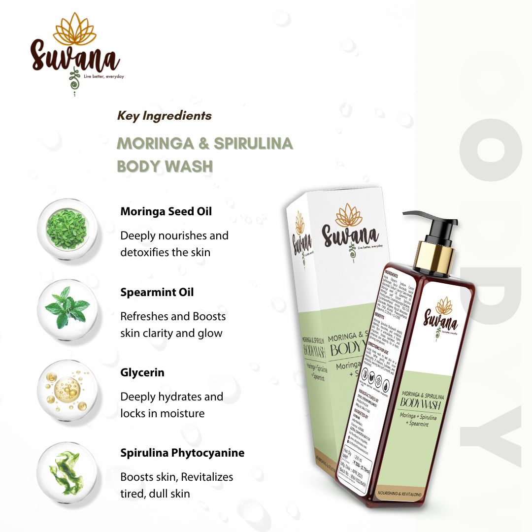 Moringa & Spirulina Bodywash