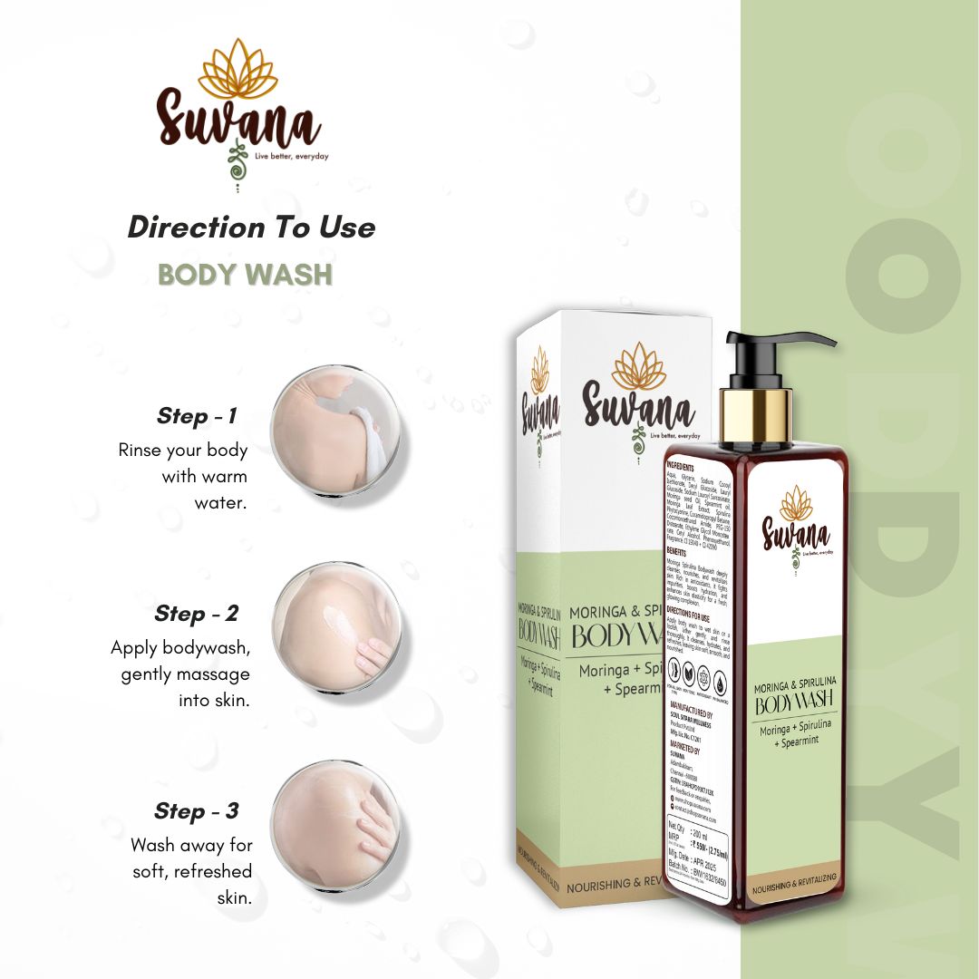 Moringa & Spirulina Bodywash