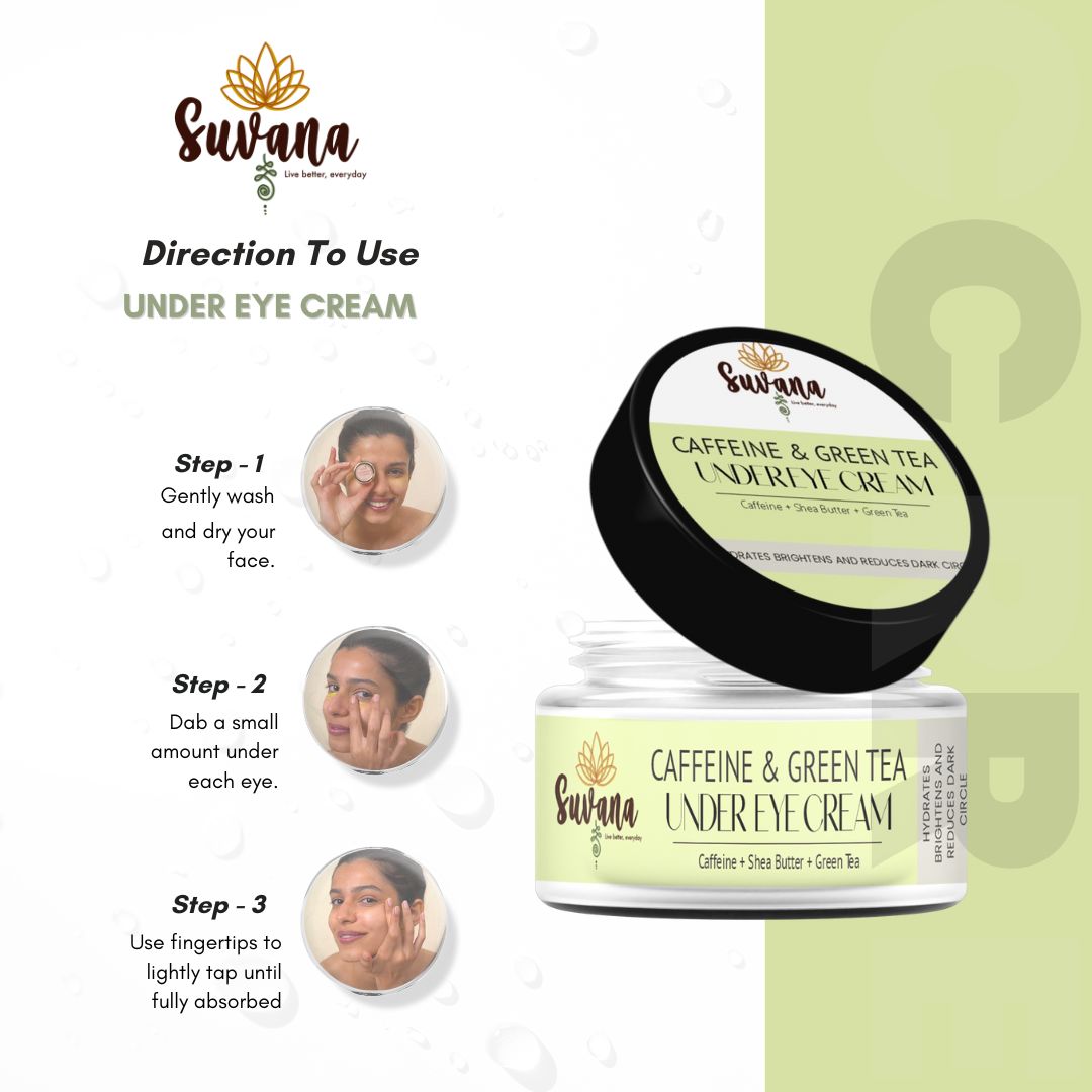 Caffeine & Green Tea Under Eye Cream with Shea Butter